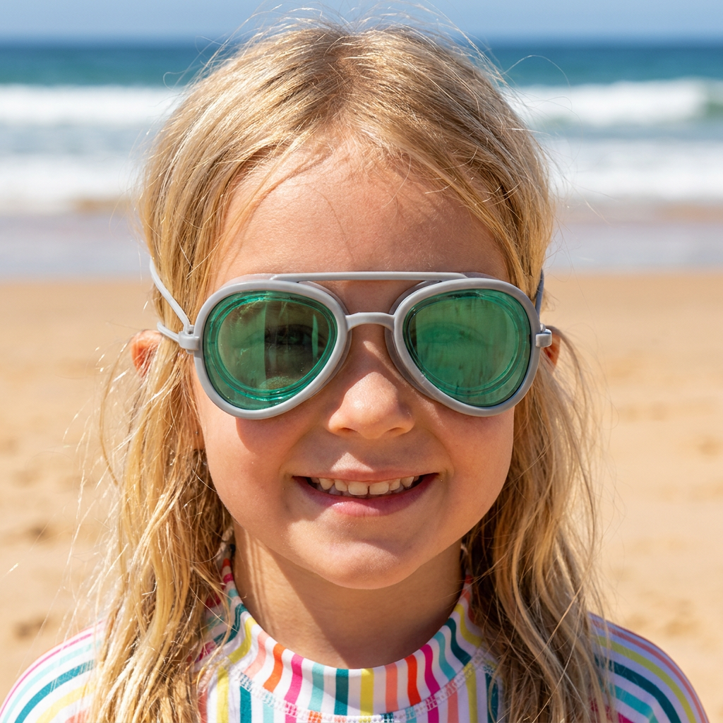 Pro Aviator Swim Goggles – UV400 Protection, Anti-Fog & Full Coverage Fit