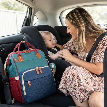 3-in-1 Travel Diaper Backpack with Foldable Baby Bed – Perfect for On-the-Go Parents