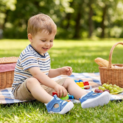 Summer Baby Sandals with Non-Slip Soles and Velcro Fastenings