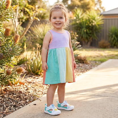 Summer Baby Sandals with Non-Slip Soles and Velcro Fastenings