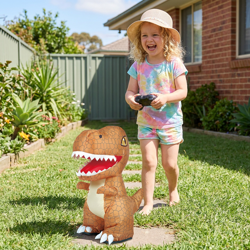 Remote Control Inflatable T-Rex Dinosaur Toy