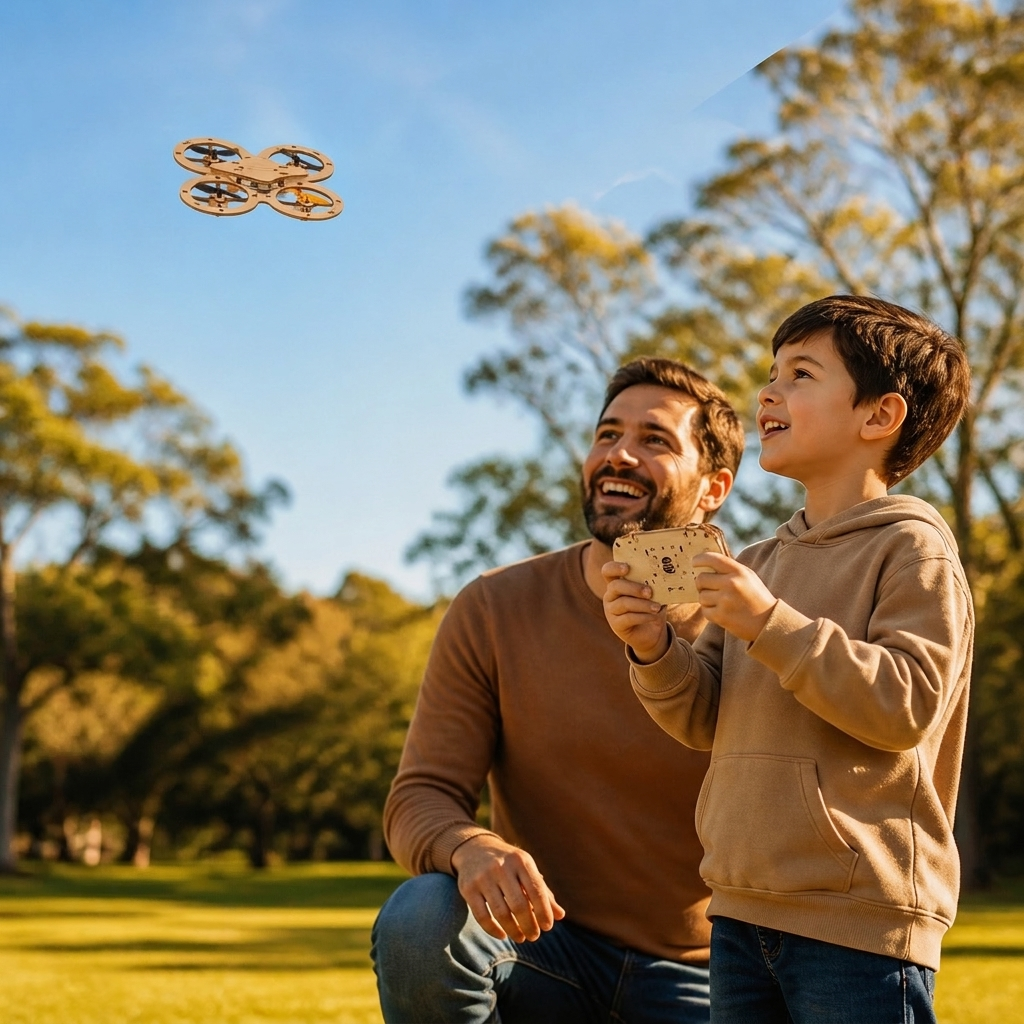 DIY Wooden RC Quadcopter Kit – Build Your Own Flying Adventure