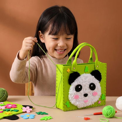 Kids DIY Plush Tote Bag Craft Kit