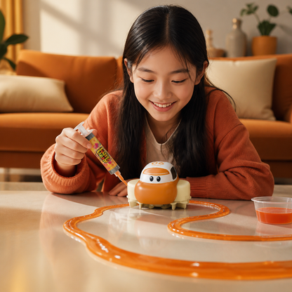 Magic Slime Race Track Set – DIY Electric Car Adventure