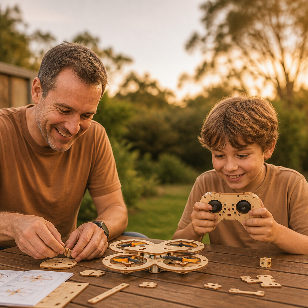 DIY Wooden RC Quadcopter Kit – Build Your Own Flying Adventure