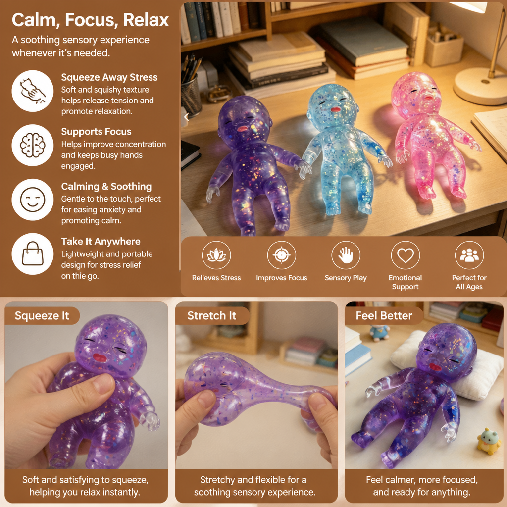 Calming Baby Stress Relief Squishy Toy