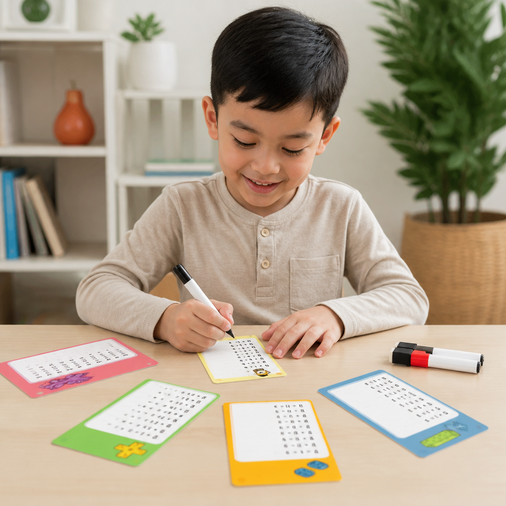 Reusable Maths Flash Cards