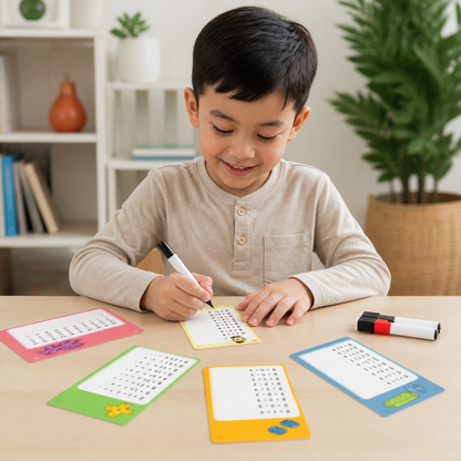 Reusable Maths Flash Cards