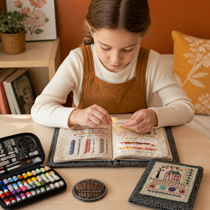 Embroidery Stitch Guide Book