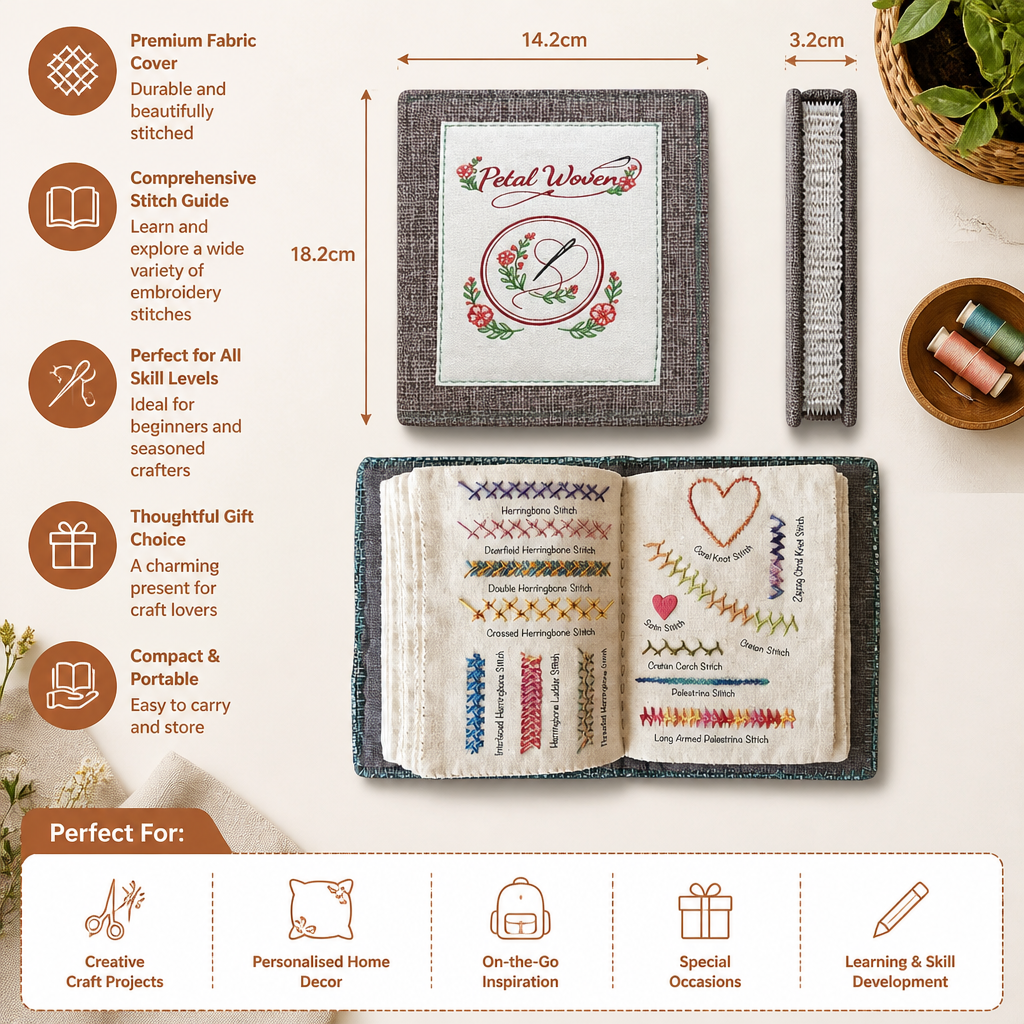 Embroidery Stitch Guide Book