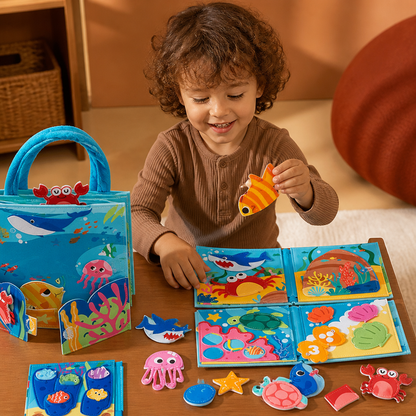 Montessori Ocean Animals Sensory Busy Book