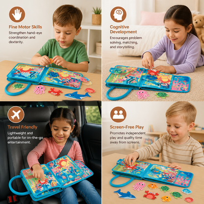 Montessori Ocean Animals Sensory Busy Book