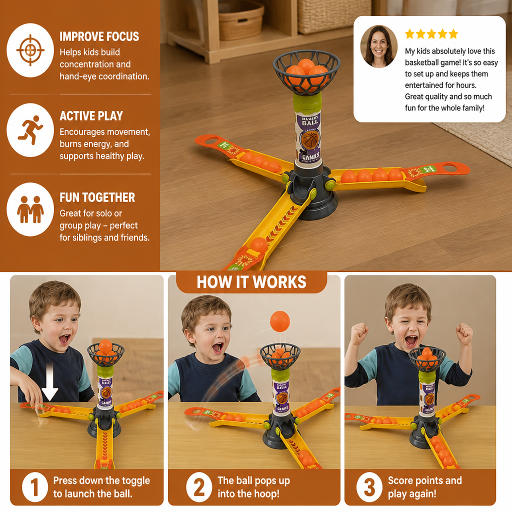 Fast Flick Basketball Challenge Game