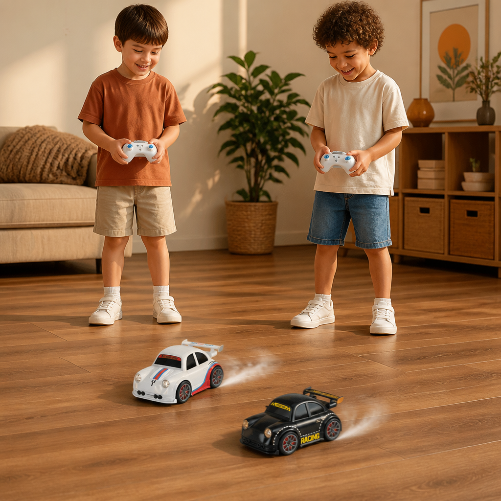 RC Racing Drift Car for Kids - Remote Control with Sensor Lights & Sound