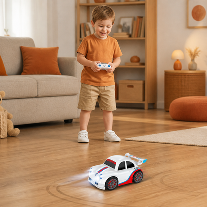 RC Racing Drift Car for Kids - Remote Control with Sensor Lights & Sound