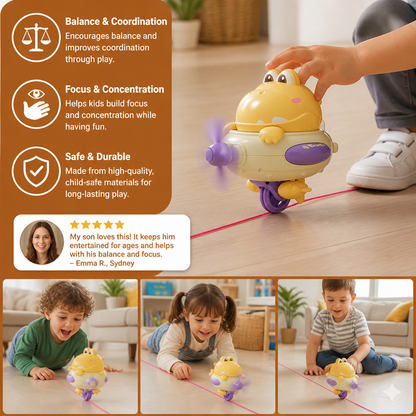 Dino Balance Spinner Toy for Kids