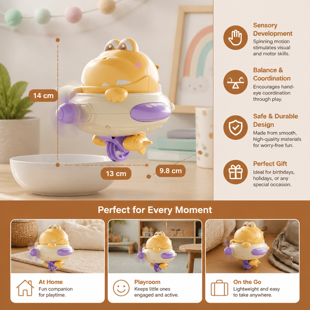 Dino Balance Spinner Toy for Kids