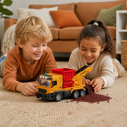 Construction Dump Truck Toy with Lights & Sounds