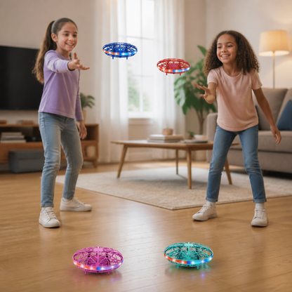 Motion-Sensing LED UFO Flying Drone