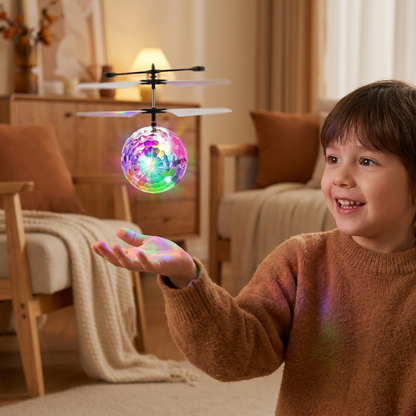 Hand-Controlled Flying LED Ball Drone for Kids