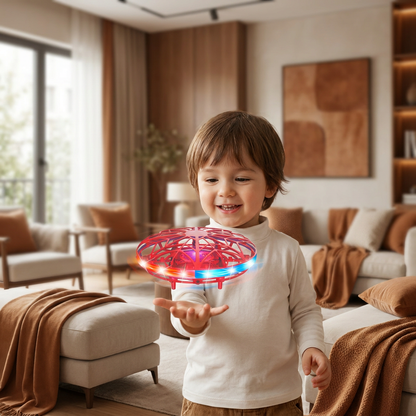 Motion-Sensing LED UFO Flying Drone
