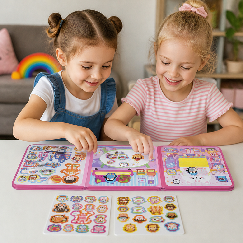 Montessori Magnetic Quiet Book – Creative Dress-Up & Scene Play