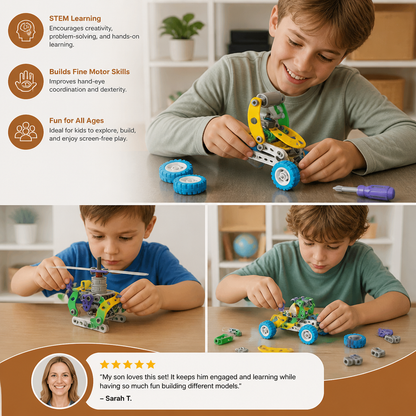 109 Piece STEM Building Set with Screwdriver