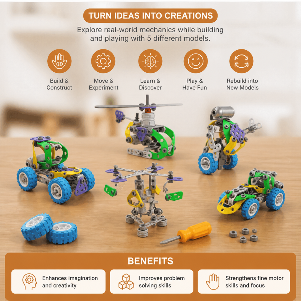 109 Piece STEM Building Set with Screwdriver