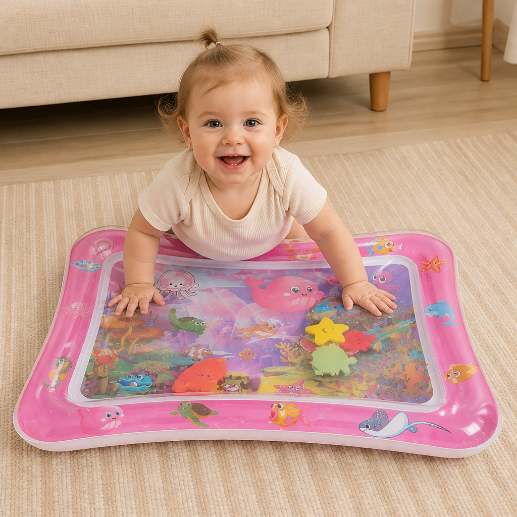 Inflatable Tummy Time Water Play Mat