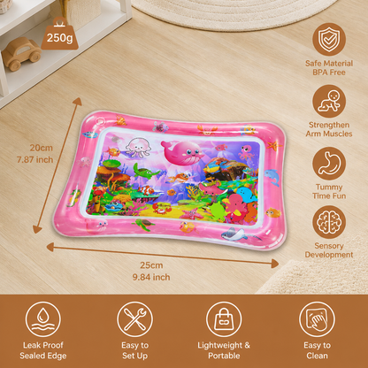 Inflatable Tummy Time Water Play Mat