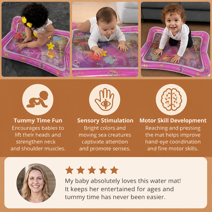 Inflatable Tummy Time Water Play Mat