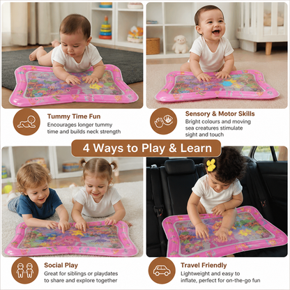 Inflatable Tummy Time Water Play Mat