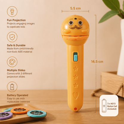 Kids’ Bedtime Story Projection Flashlight