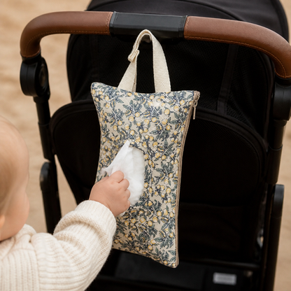 Hanging Tissue Holder for Strollers, Cribs & Cars