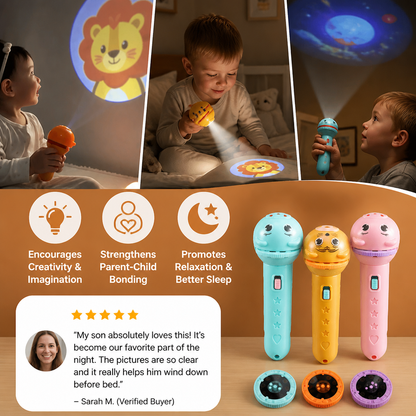 Kids’ Bedtime Story Projection Flashlight