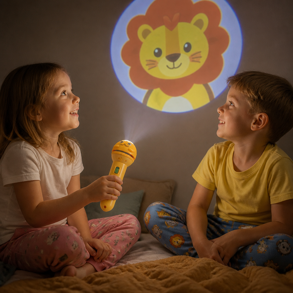 Kids’ Bedtime Story Projection Flashlight