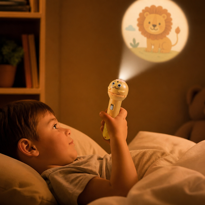 Kids’ Bedtime Story Projection Flashlight