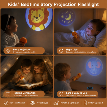 Kids’ Bedtime Story Projection Flashlight