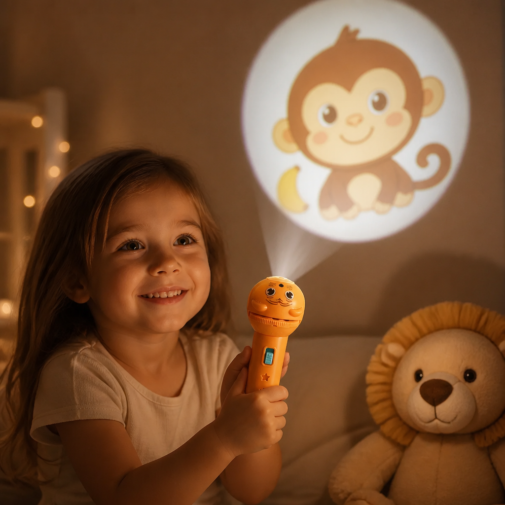 Kids’ Bedtime Story Projection Flashlight