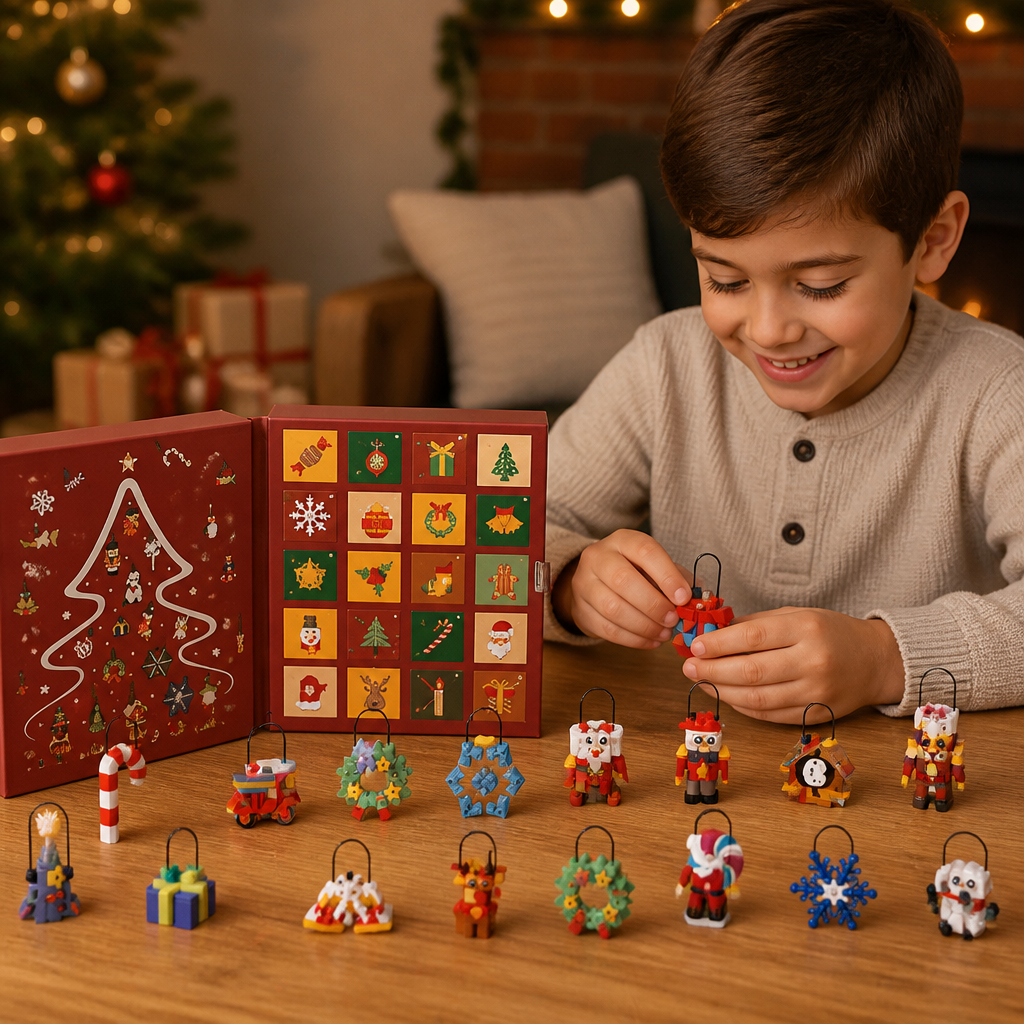 Christmas Ornament Building Blocks Advent Calendar