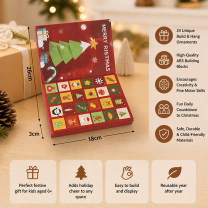 Christmas Ornament Building Blocks Advent Calendar