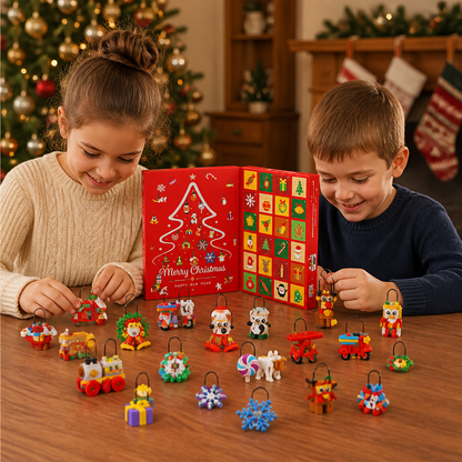 Christmas Ornament Building Blocks Advent Calendar