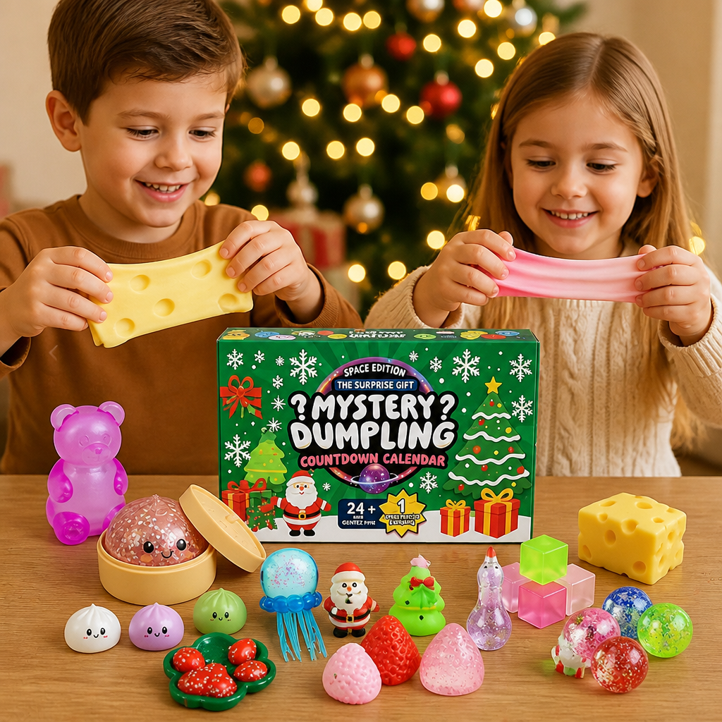 Christmas Squishy Advent Calendar for Kids