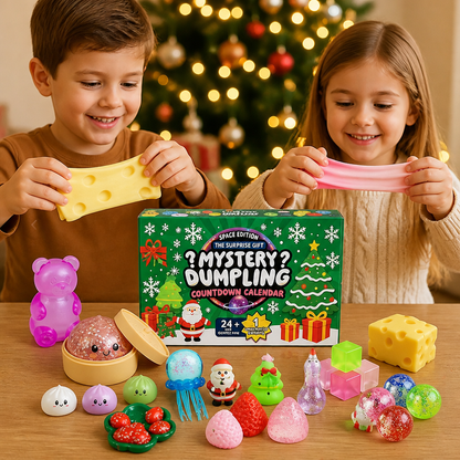 Christmas Squishy Advent Calendar for Kids