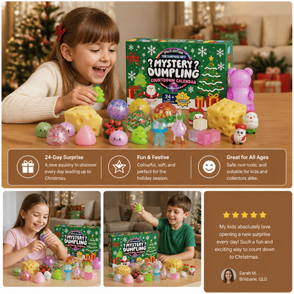 Christmas Squishy Advent Calendar for Kids