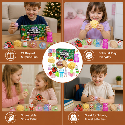 Christmas Squishy Advent Calendar for Kids