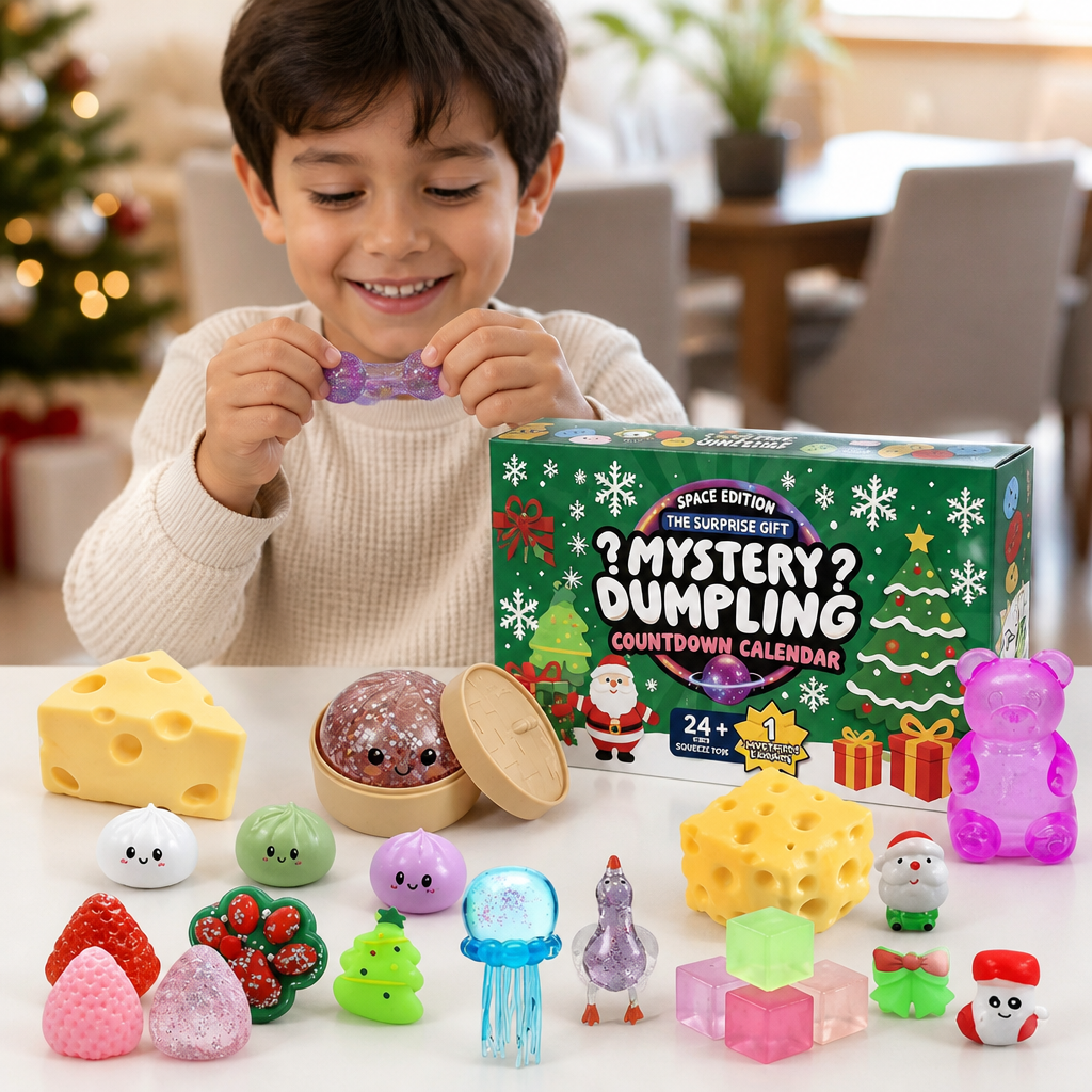 Christmas Squishy Advent Calendar for Kids