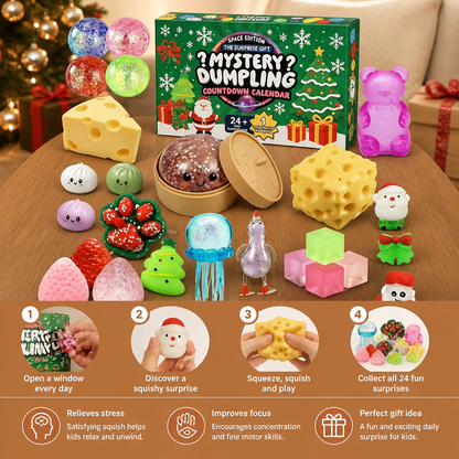 Christmas Squishy Advent Calendar for Kids