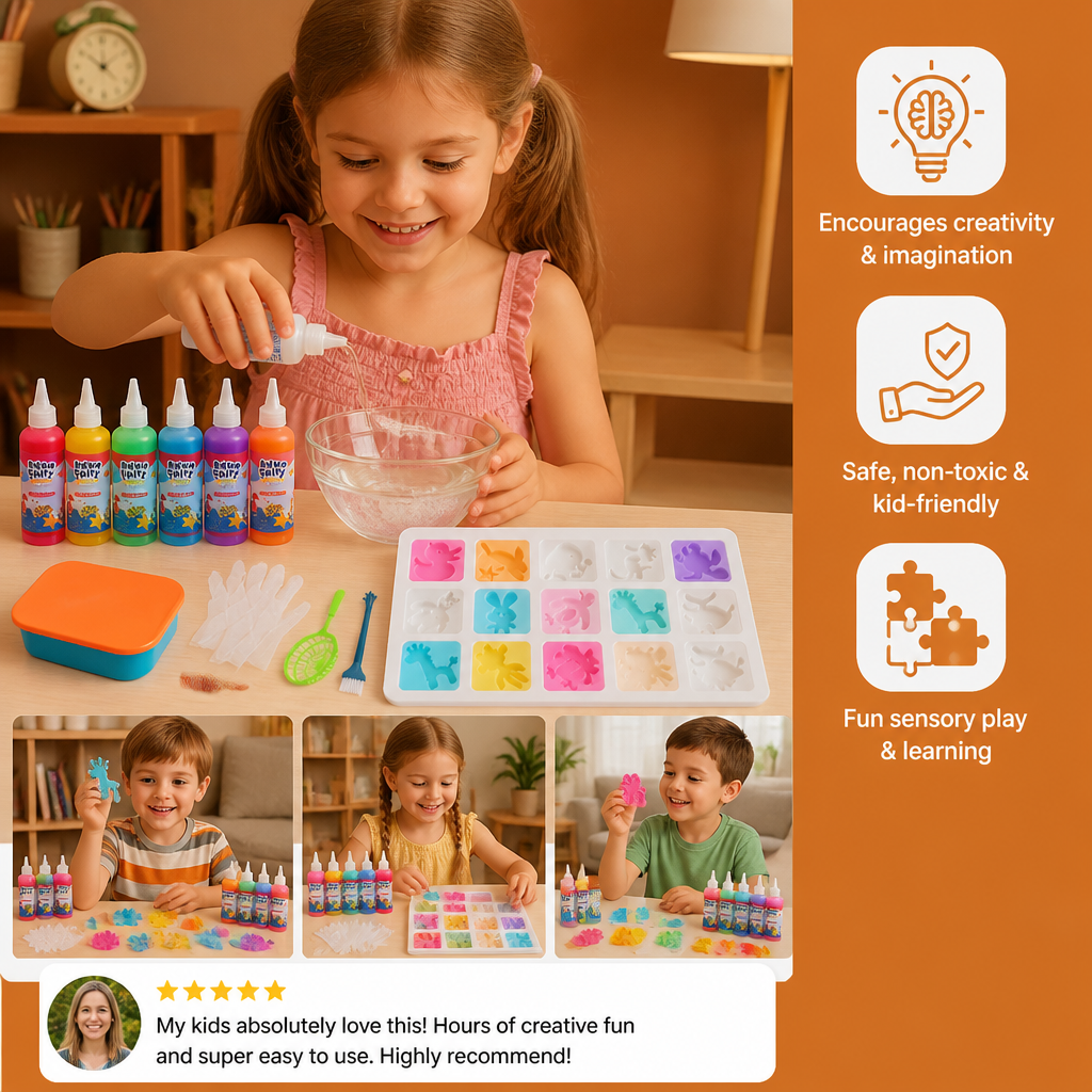 DIY Water Jelly Kit with Gels & Molds