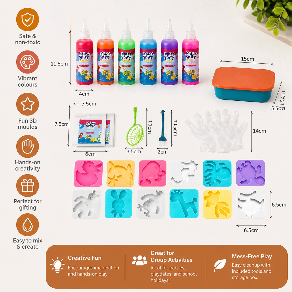 DIY Water Jelly Kit with Gels & Molds